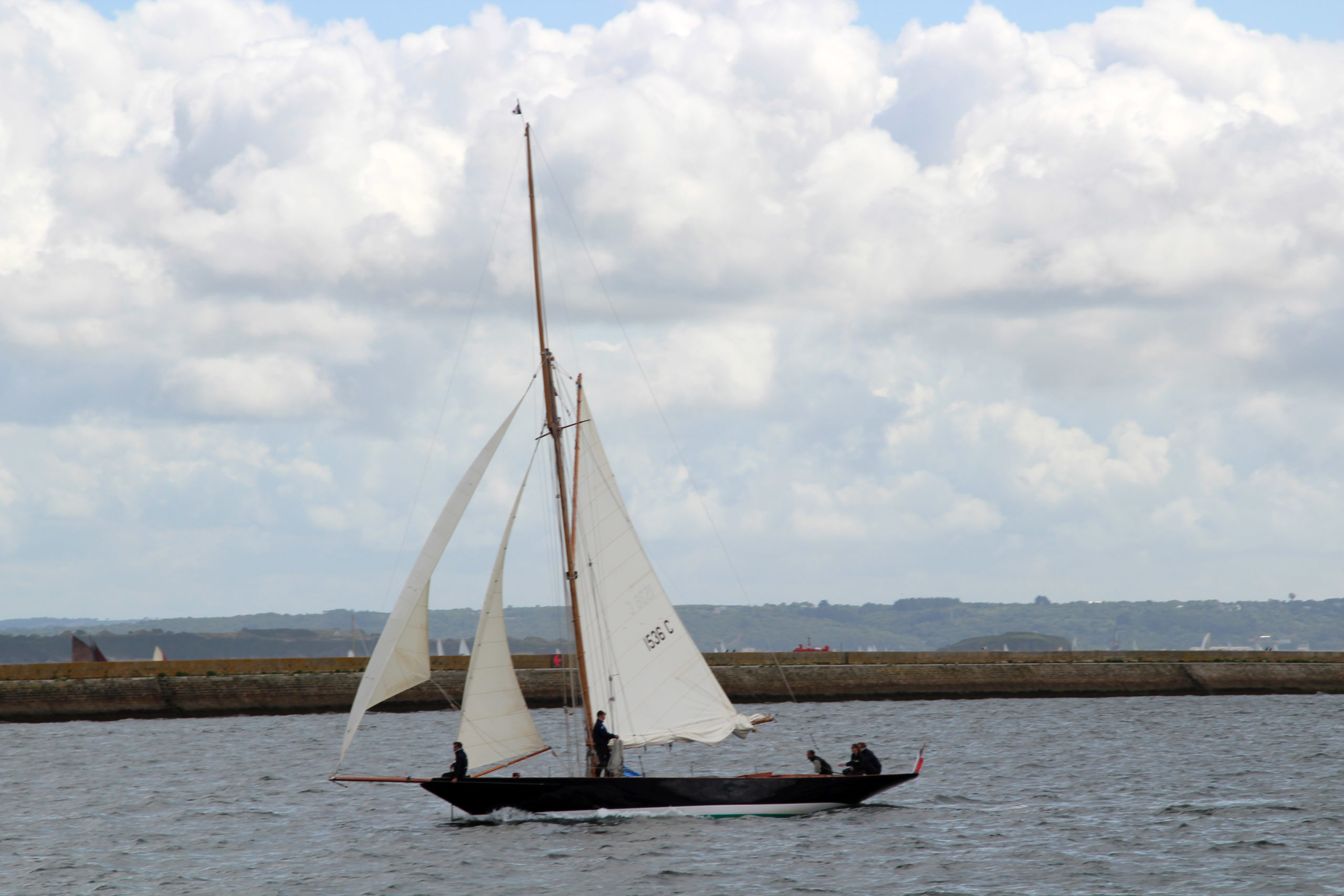 Два передних паруса на яхте: чем отличаются cutter и Solent
